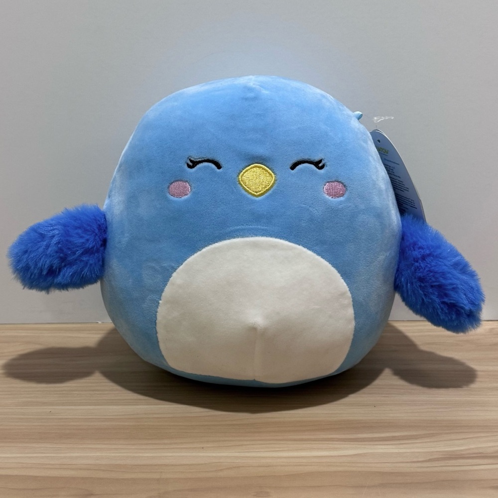 Original Squishmallow 7" Bebe the Bluebird S7 #485 / SQUISHDATE 07.08.2020 NWT